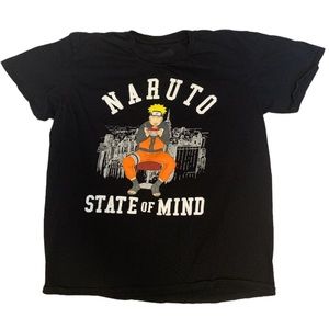Naruto Shirt Mens Size Medium Black Anime
